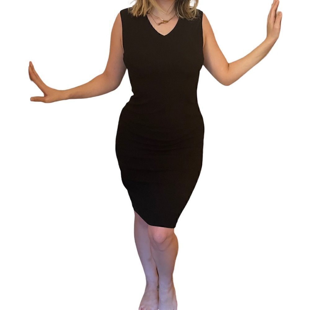 VINCE Classic Black Dress.Size 6